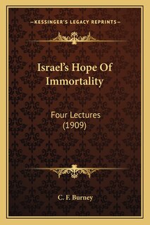Front cover_Israel's Hope of Immortality