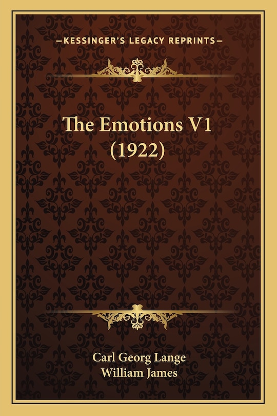 Front cover_The Emotions V1 (1922)