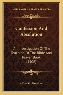 Front cover_Confession And Absolution
