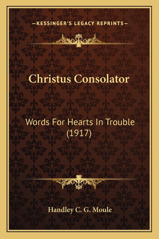 Front cover_Christus Consolator