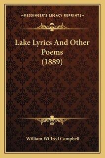 Front cover_Lake Lyrics and Other Poems (1889)