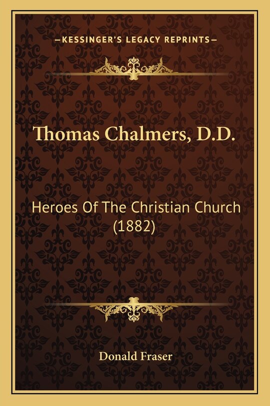 Front cover_Thomas Chalmers, D.D.
