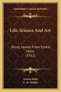Couverture_Life, Science And Art