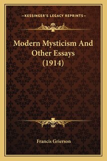 Front cover_Modern Mysticism And Other Essays (1914)
