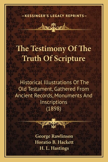 Couverture_The Testimony of the Truth of Scripture