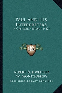 Front cover_Paul And His Interpreters