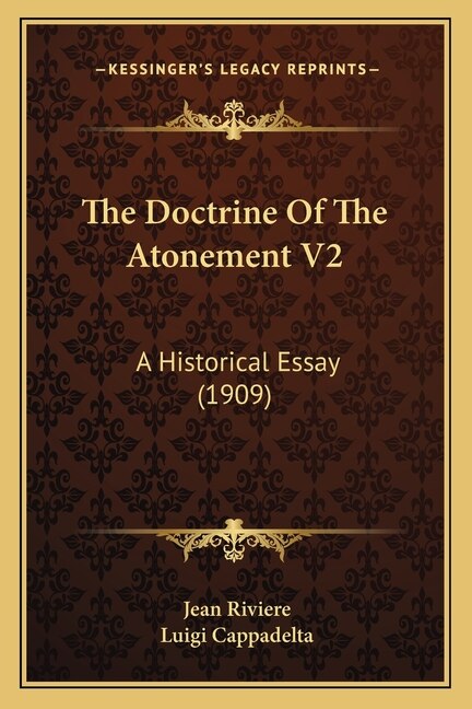 Couverture_The Doctrine Of The Atonement V2