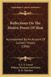 Front cover_Reflections On The Motive Power Of Heat