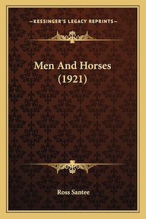 Front cover_Men And Horses (1921)