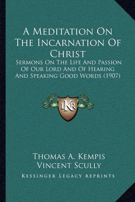 Couverture_A Meditation On The Incarnation Of Christ