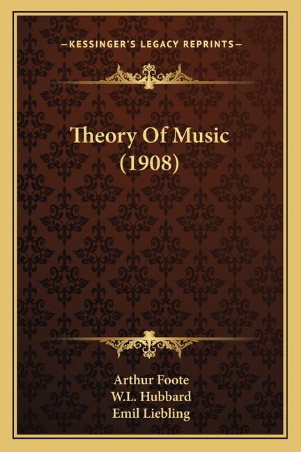 Theory Of Music (1908)