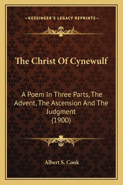 Front cover_The Christ Of Cynewulf
