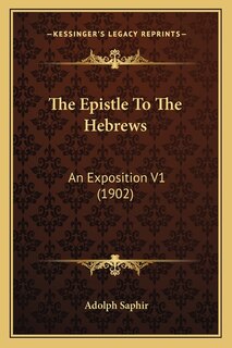 Front cover_The Epistle To The Hebrews