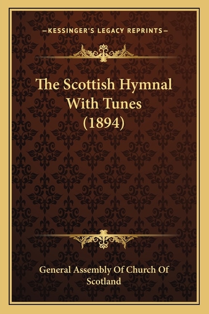 Front cover_The Scottish Hymnal With Tunes (1894)