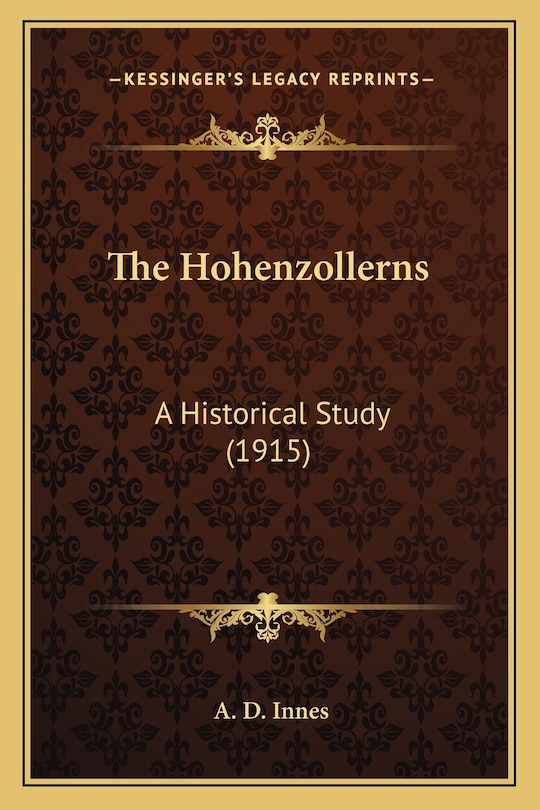 Front cover_The Hohenzollerns