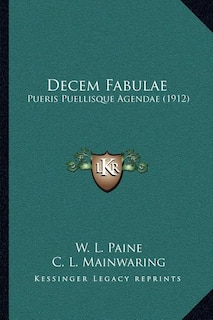Front cover_Decem Fabulae