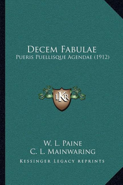 Front cover_Decem Fabulae