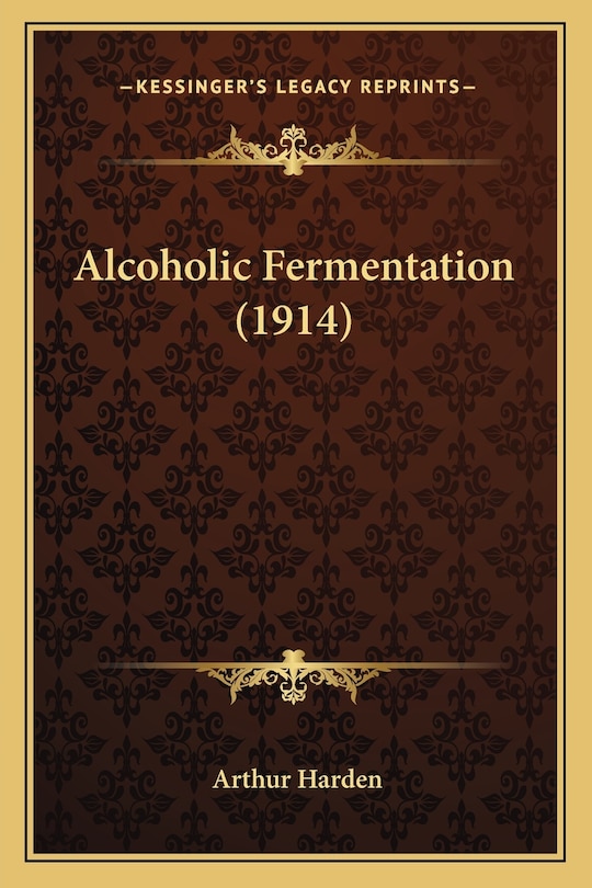 Front cover_Alcoholic Fermentation (1914)