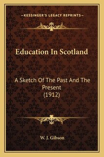 Couverture_Education In Scotland