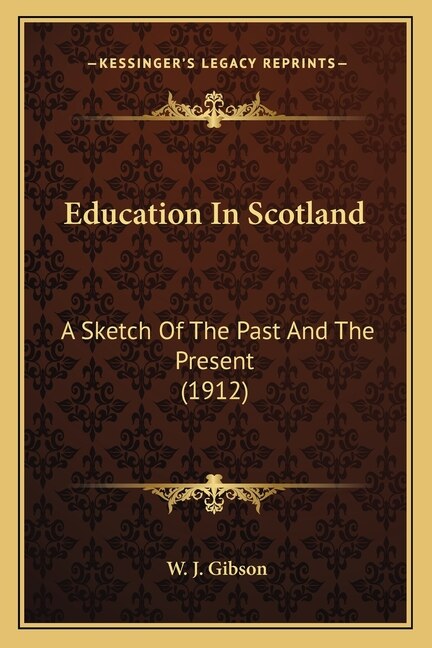 Couverture_Education In Scotland