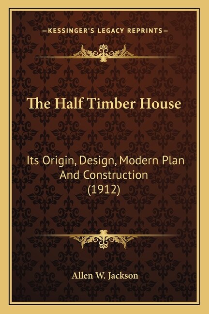 Couverture_The Half Timber House