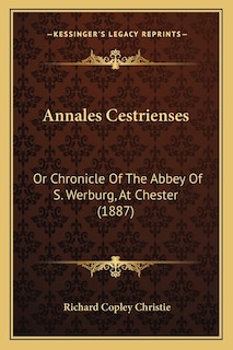 Front cover_Annales Cestrienses