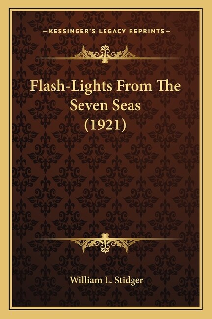 Front cover_Flash-Lights From The Seven Seas (1921)