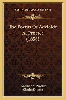 Front cover_The Poems of Adelaide A. Procter (1858)