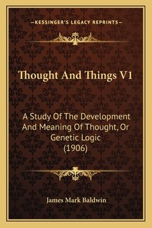 Front cover_Thought And Things V1
