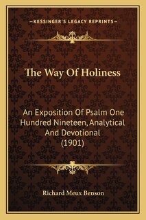 Couverture_The Way Of Holiness