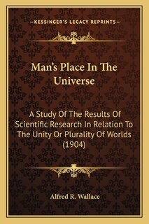 Front cover_Man's Place In The Universe