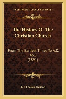 Couverture_The History Of The Christian Church