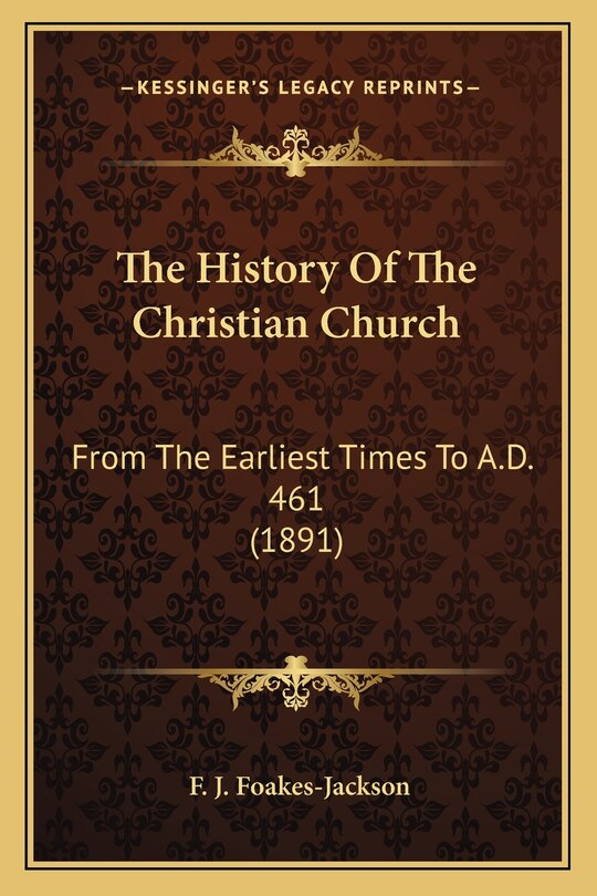 Couverture_The History Of The Christian Church