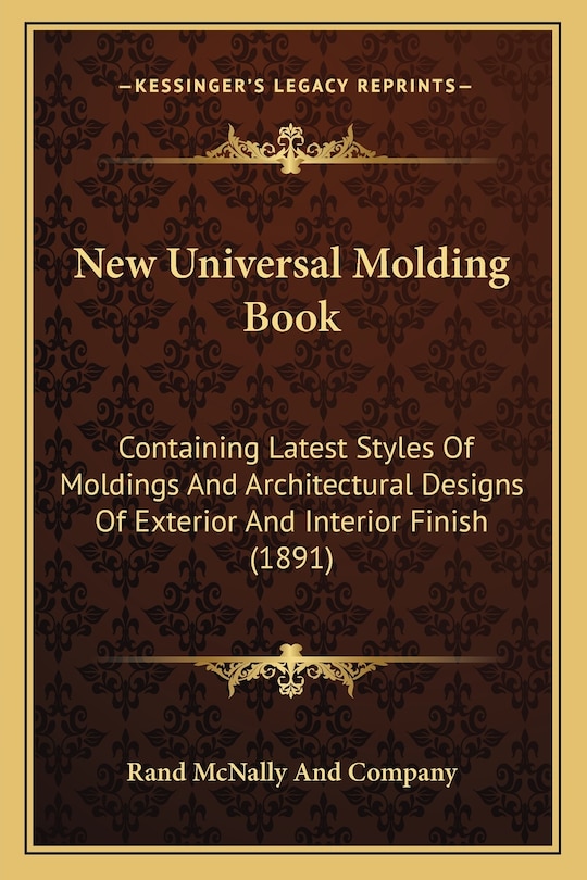 Front cover_New Universal Molding Book