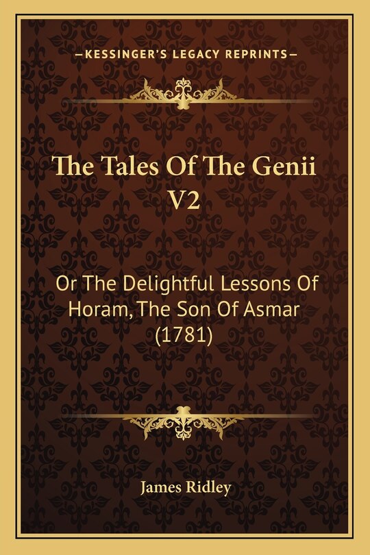 Front cover_The Tales Of The Genii V2