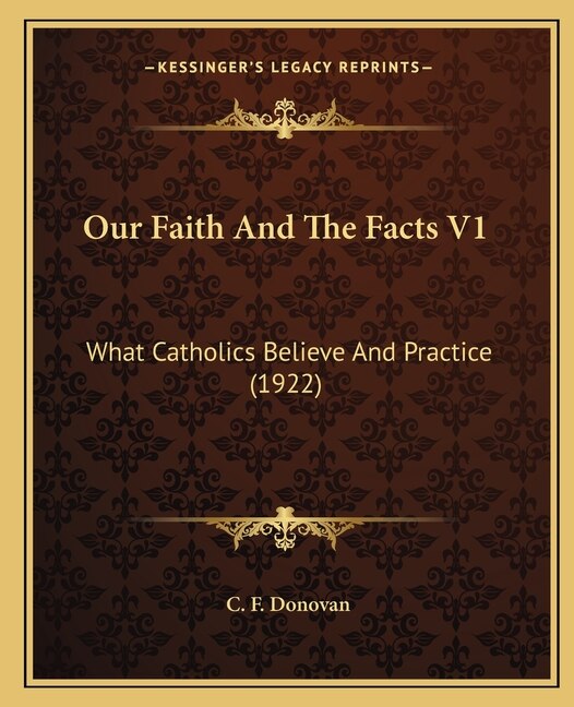 Front cover_Our Faith And The Facts V1