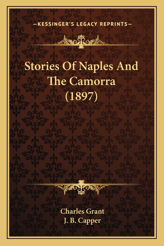Front cover_Stories Of Naples And The Camorra (1897)