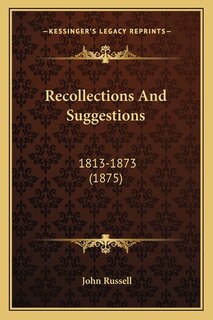 Front cover_Recollections And Suggestions
