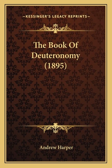 Front cover_The Book Of Deuteronomy (1895)