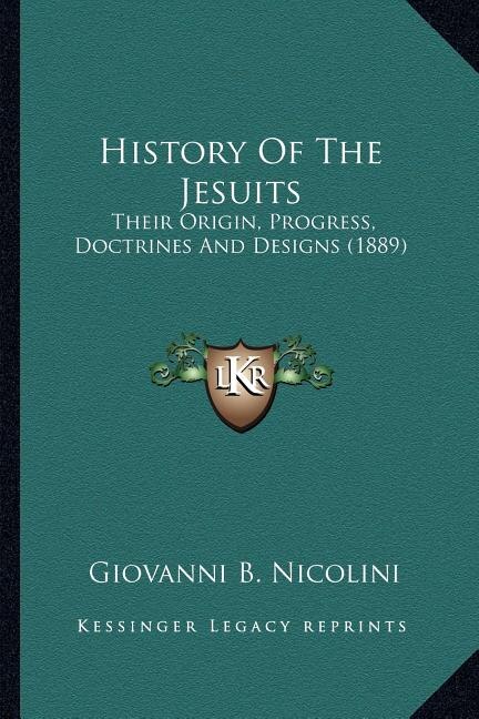 Couverture_History Of The Jesuits