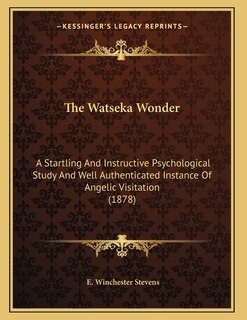 Front cover_The Watseka Wonder