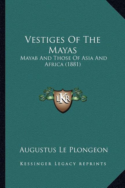 Front cover_Vestiges of the Mayas
