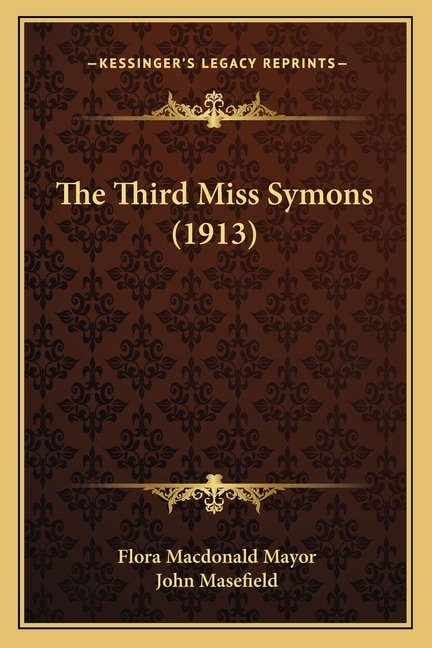 Couverture_The Third Miss Symons (1913)