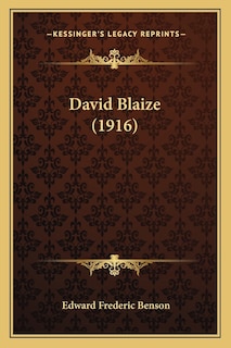 Front cover_David Blaize (1916)