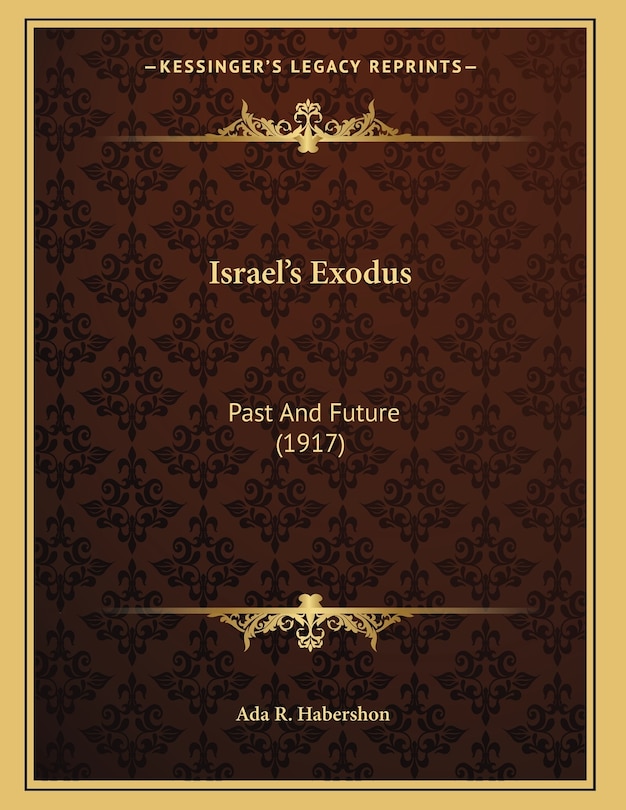 Couverture_Israel's Exodus