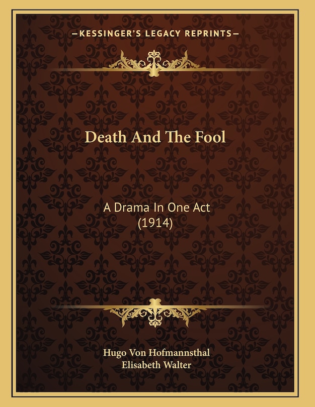 Front cover_Death And The Fool