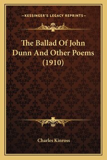 Front cover_The Ballad of John Dunn and Other Poems (1910)