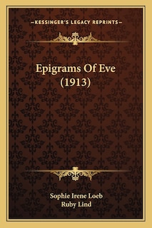 Front cover_Epigrams Of Eve (1913)