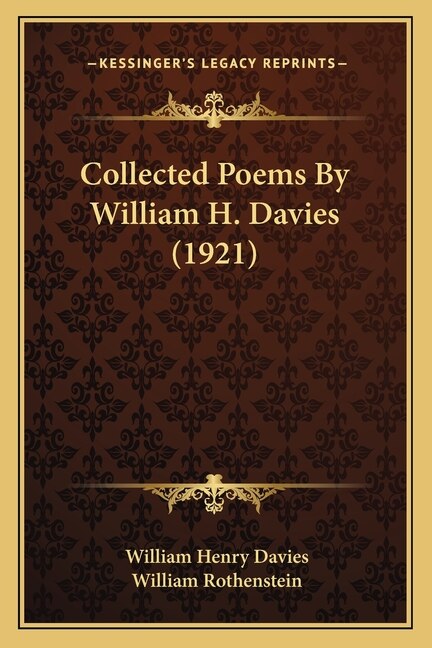 Front cover_Collected Poems By William H. Davies (1921)