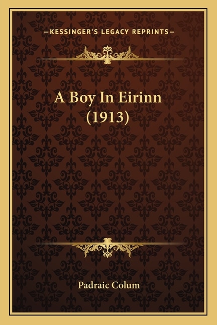 Front cover_A Boy In Eirinn (1913)
